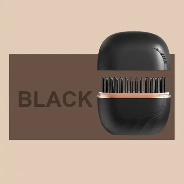 Black Mini Wireless Hair Straightener - Image 1